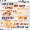 Early Autumn Playing with Words by et designs