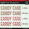 Stylish Text: Candy Cane