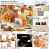 November Days (collection with FREE calendar grids) by Simplette