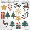 Christmas shapes and stickers (CU elements) 265 by Simplette