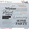 Winter Song-Word art