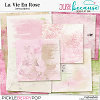 La Vie En Rose Artsy Papers by JB Studio