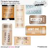 Tickets templates (CU elements templates) 281 by Simplette