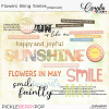 Flowers Bring Smiles-Word art