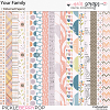 Your Family - Patterned Papers - by Neia Scraps