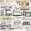 Happiest Here: WordArt