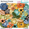 My Green Friends Flowers by JB Studio