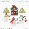 Winter Friends Layered Templates (CU)