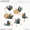 Autumn Crows Layered Templates (CU)