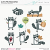 Autumn Raccoons CU Layered Templates (CU)