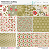 Festive Blooms2 Layered Patterns (CU)