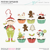 Festive Cupcakes Layered Templates (CU)