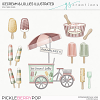 Illustrated Ice Cream and Lollies (CU)