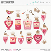 Love Charms Layered Templates (CU)