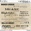 Beach House Playing with Words by et designs