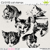 CU 0193 CAT STAMPS