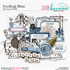 Feeling Blue Misc & Journal Bits by JB Studio