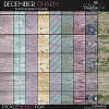 December Charm: Wood Papers