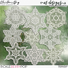 Christmas Day Lace Snowflakes by et designs