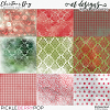 Christmas Day Patterned Papers by et designs