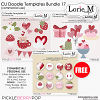 CU Doodle Template Bundle 17 + FWP