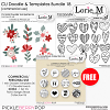 CU Doodle Template Bundle 18 + FWP