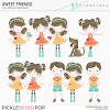 Sweet Friends Layered Templates (CU)