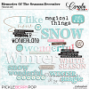 {Memories Of The Seasons}:December-Word art