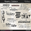 Simple Things ~ Word Art 