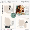 Artsy weekly templates - week 9-12 (March)