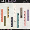 Wild Meadows: Word Strips