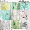 April Showers Botanical Papers by et designs