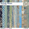 Moody Blues Wooden Papers by Chere Kaye Designs 