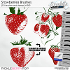 Strawberries Brushes (CU brushes and stamps) 302 by Simplette