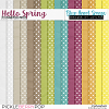 Hello Spring Plain & Polka Papers