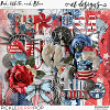 Red, White, and Blue Elements by et designs