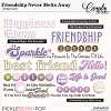 Friendship Never Melts Away-Word art