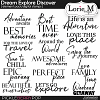 Dream Explore Discover Digital Stamps