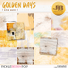 Golden Days Artsy Papers by JB Studio