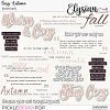 Cozy Autumn : Word art