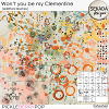 Won't You Be My Clementine [splatters brushes] by Sekada Designs