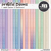 Grateful Blooms Ombré Papers & Cardstocks by JB Studio