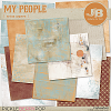 My People Artsy Papers by JB Studio