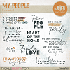 My People Wordarts by JB Studio