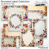 Flowered Label Collection (CU elements) 329 by Simplette