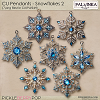 CU Pendants - Snowflakes 2