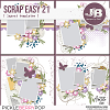 {CU} Scrap Easy 21 Templates by JB Studio