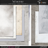 Wintry ~ solid papers 