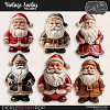 Vintage Santas by Cindy Ritter 