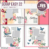 {CU} Scrap Easy 22 Templates by JB Studio